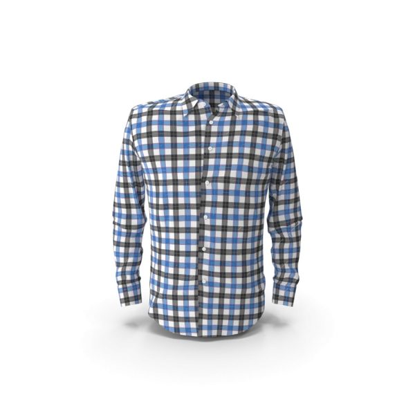 Chemise à carreaux Oxford bleu nuit