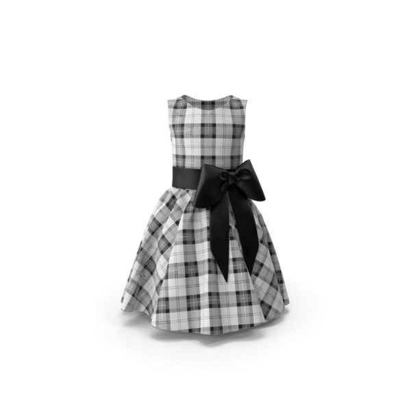 Robe tartan midi