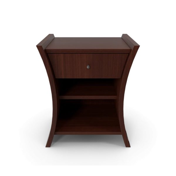 Table de chevet en merisier